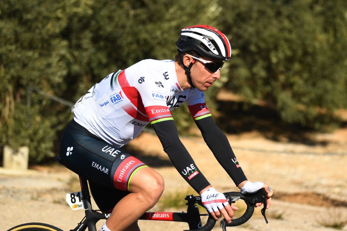 Rui Costa (UAE Team Emirates) went on the attack in the final part of the stage