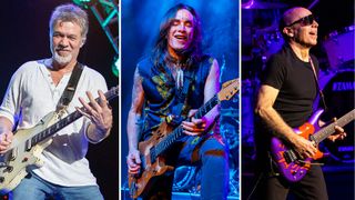 Eddie Van Halen, Nuno Bettencourt and Joe Satriani