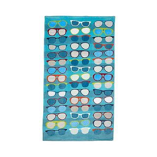Debenhams Ben de Lisi Home Aqua Sunglasses Beach Towel