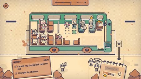 A bus in Is This Seat Taken?