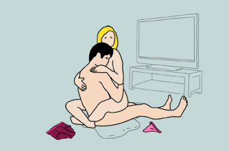 Man and woman in the wrap-around sex position _rex
