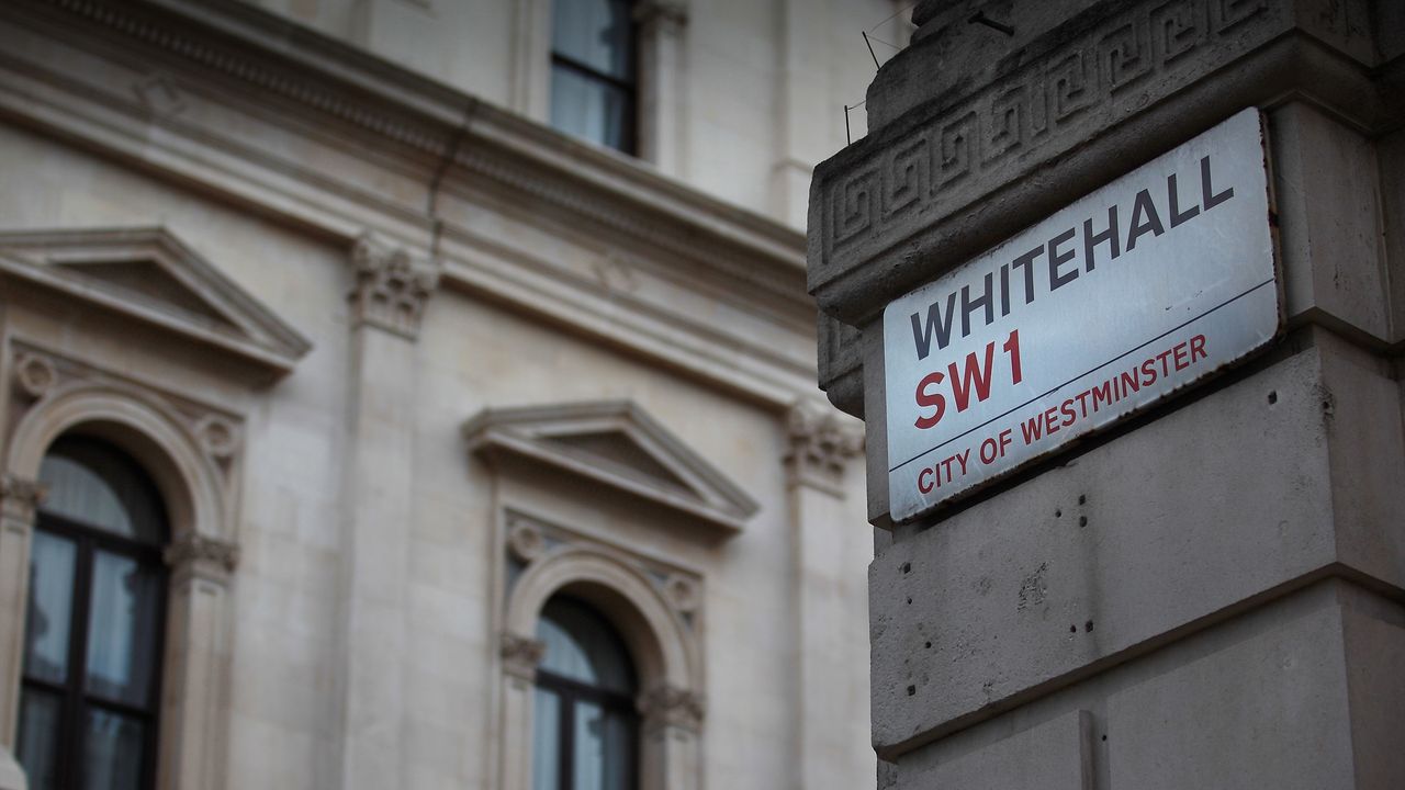 Whitehall street sign