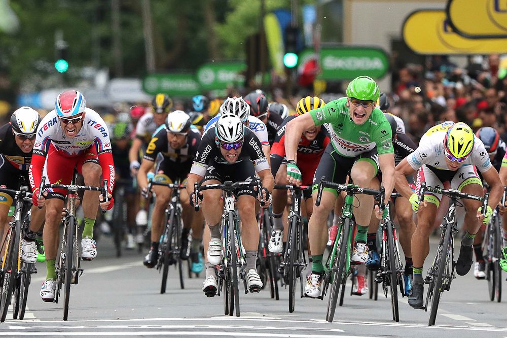Andre Greipel wins stage 5 of the 2015 Tour de France.