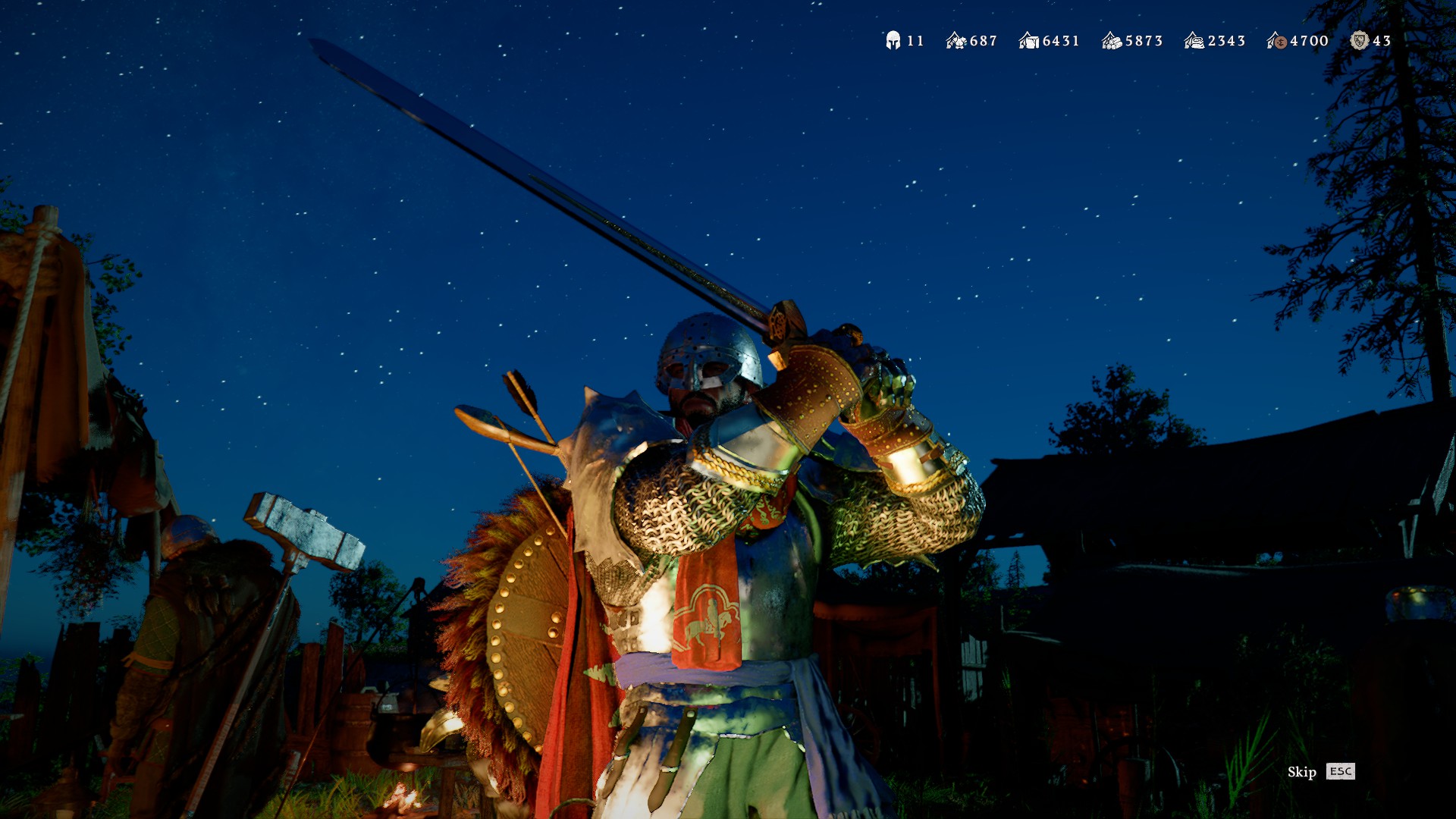 Kliff swings one of the Crimson Desert weapons