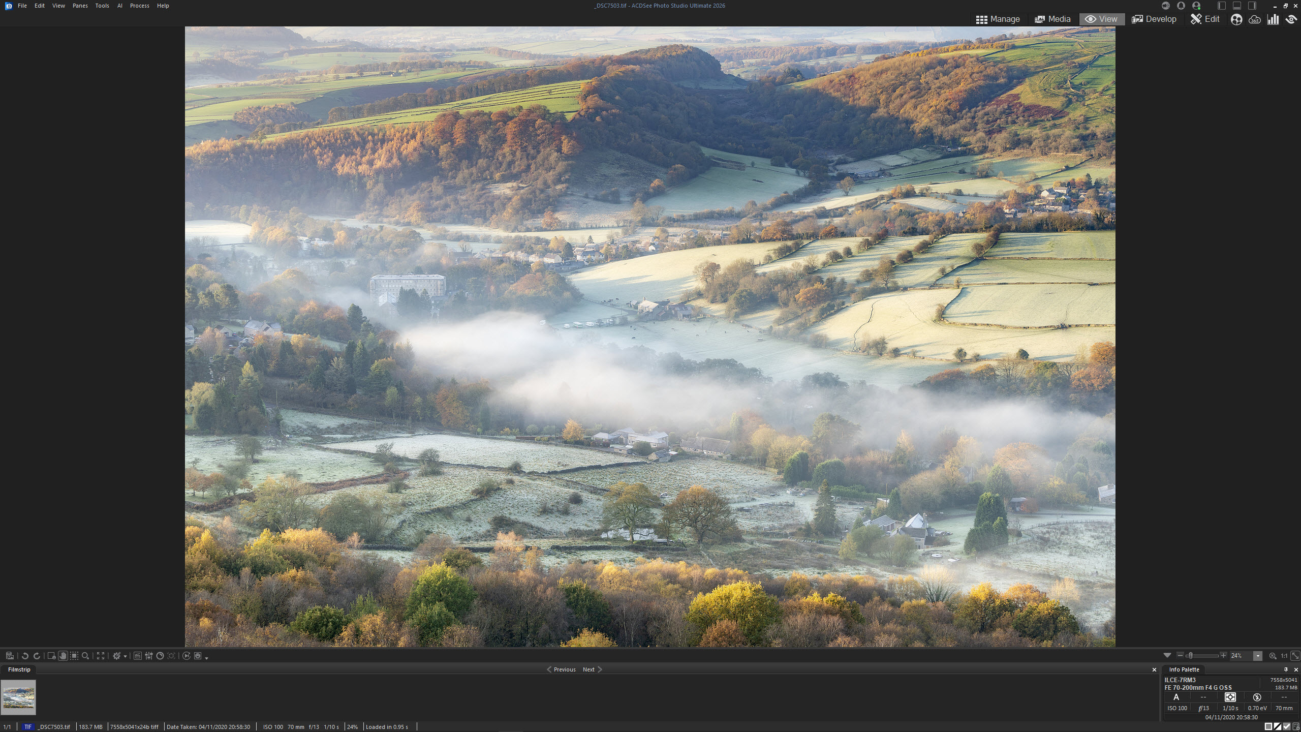 Screengrab of the ACDSee Photo Studio Ultimate 2026 user interface