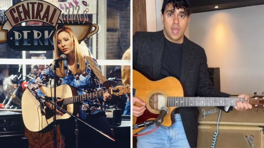 Phoebe Buffay and Josh Weller