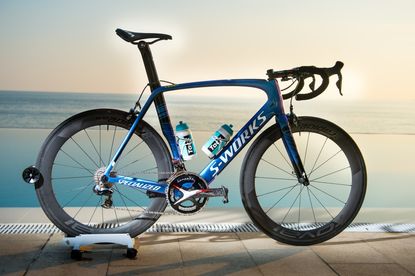 Tom Boonen's custom painted S-Works Venge Photo: Geoff Waugh