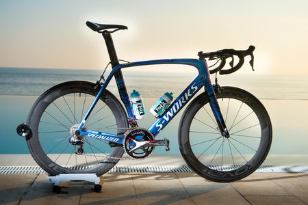 Tom Boonen's custom painted S-Works Venge Photo: Geoff Waugh