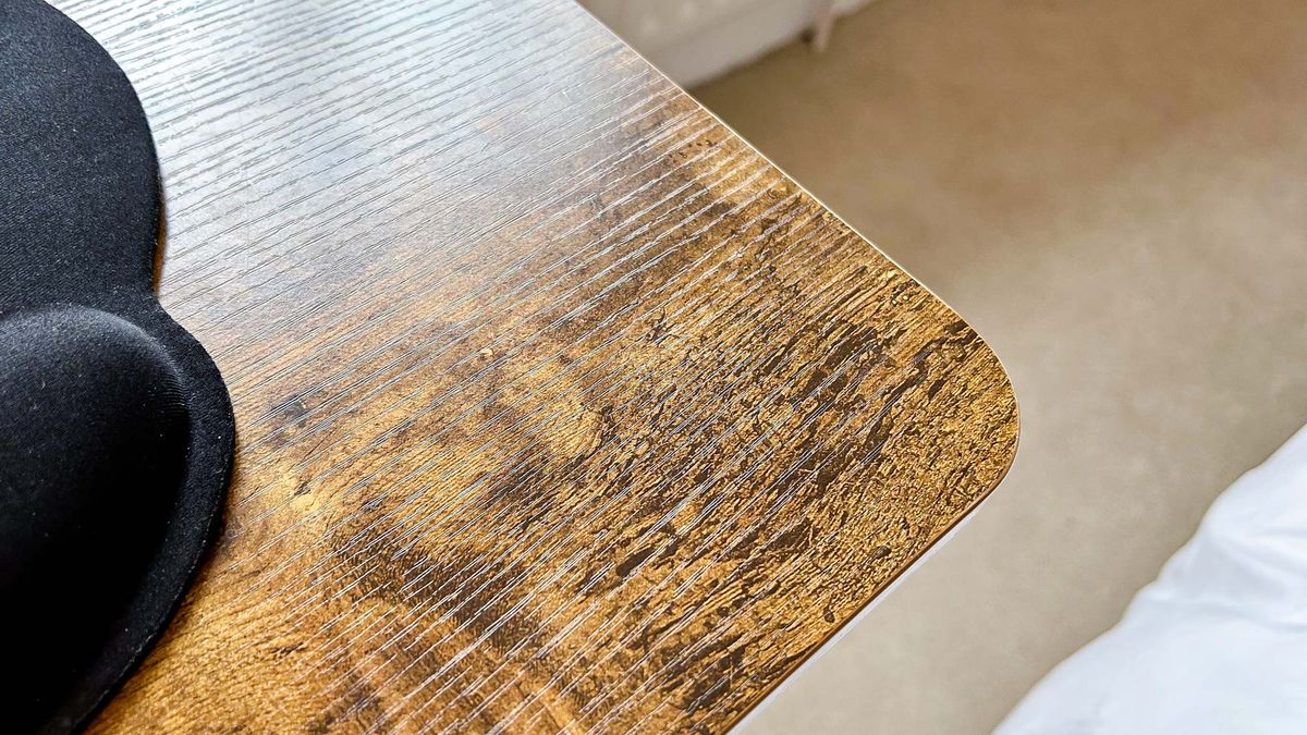 Fezibo Electric Standing Desk hardwood surface