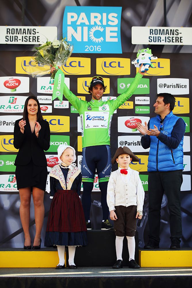 Michael Matthews leads the points classification in Paris-Nice