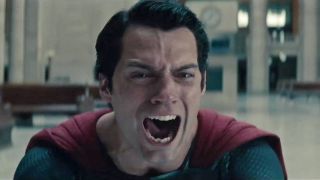 Superman schreit auf, als er General Zod in Man of Steel tötet