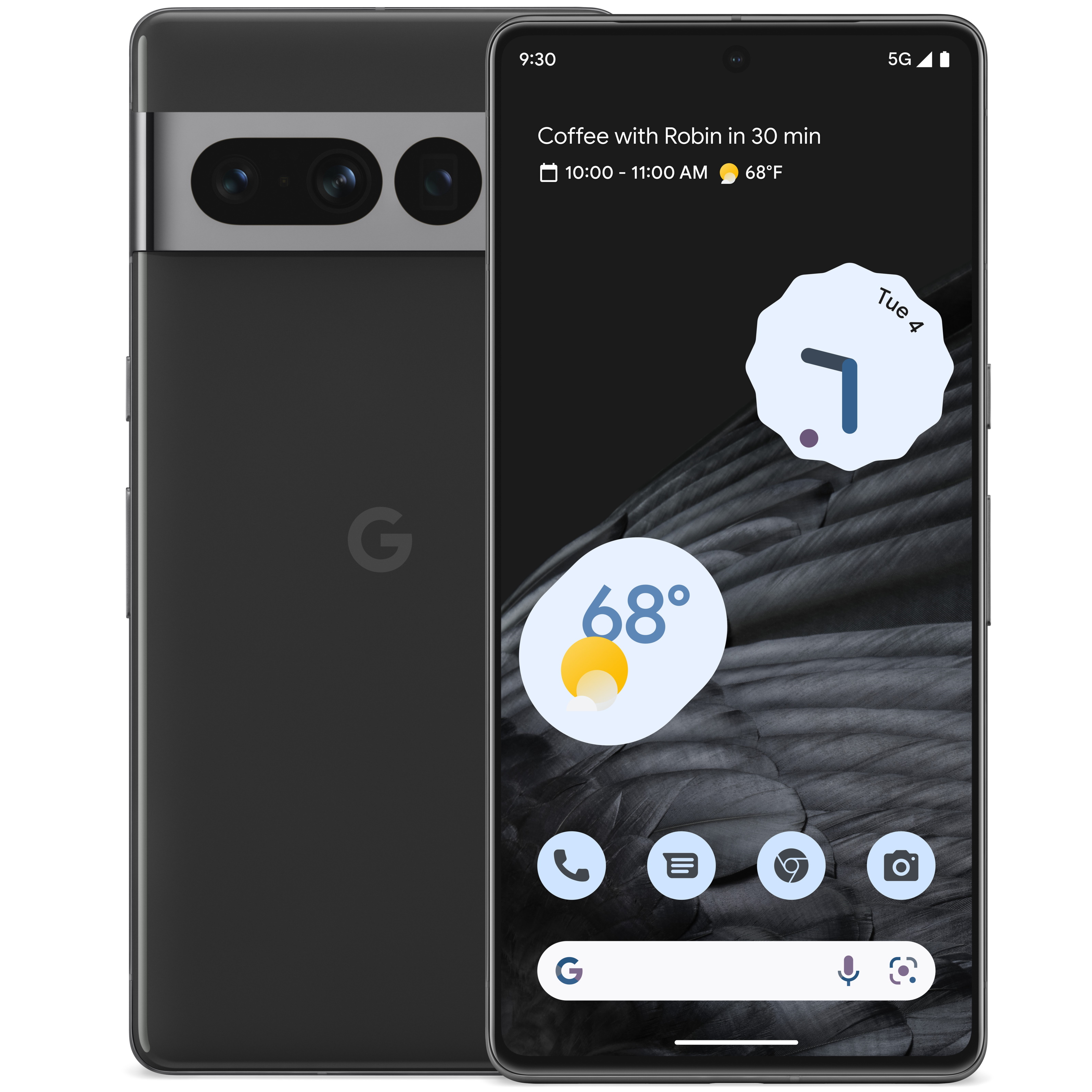 Google Pixel 7 Pro in Obsidian