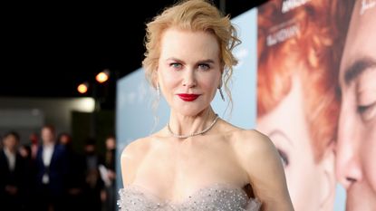 Nicole Kidman attends the premiere of Amazon Studios' "Being The Ricardos" at Academy Museum of Motion Pictures on December 06, 2021 in Los Angeles, California.