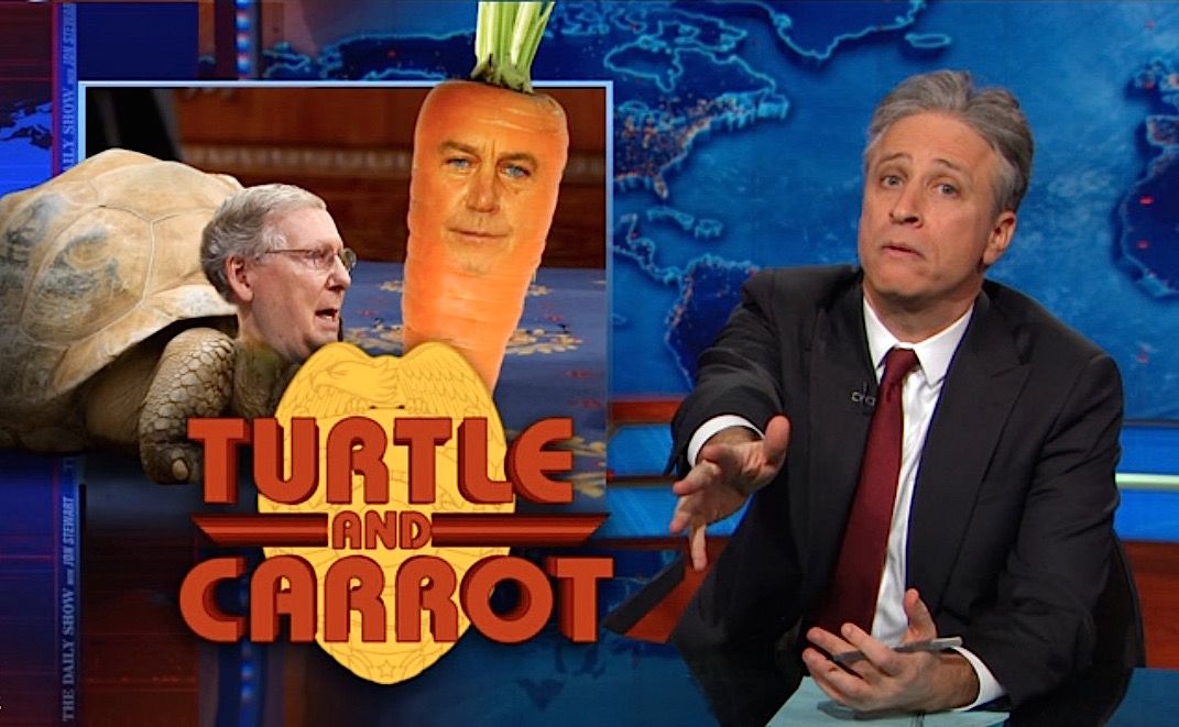 Jon Stewart mocks GOP dysfunction in Congress