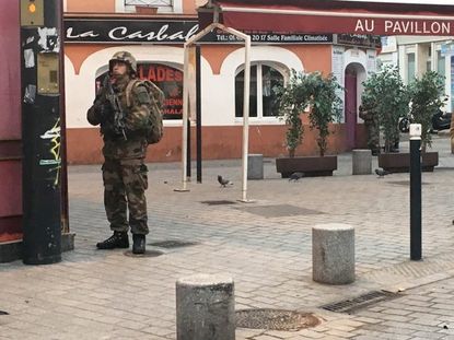 Police in St. Denis.