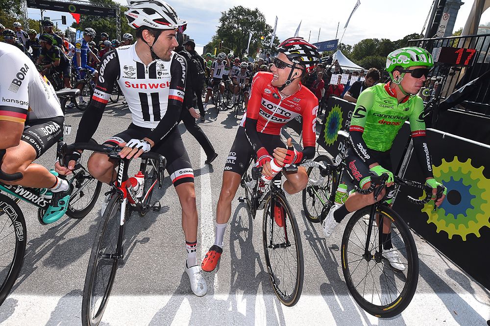 Tom Dumoulin on the start line in Montreal