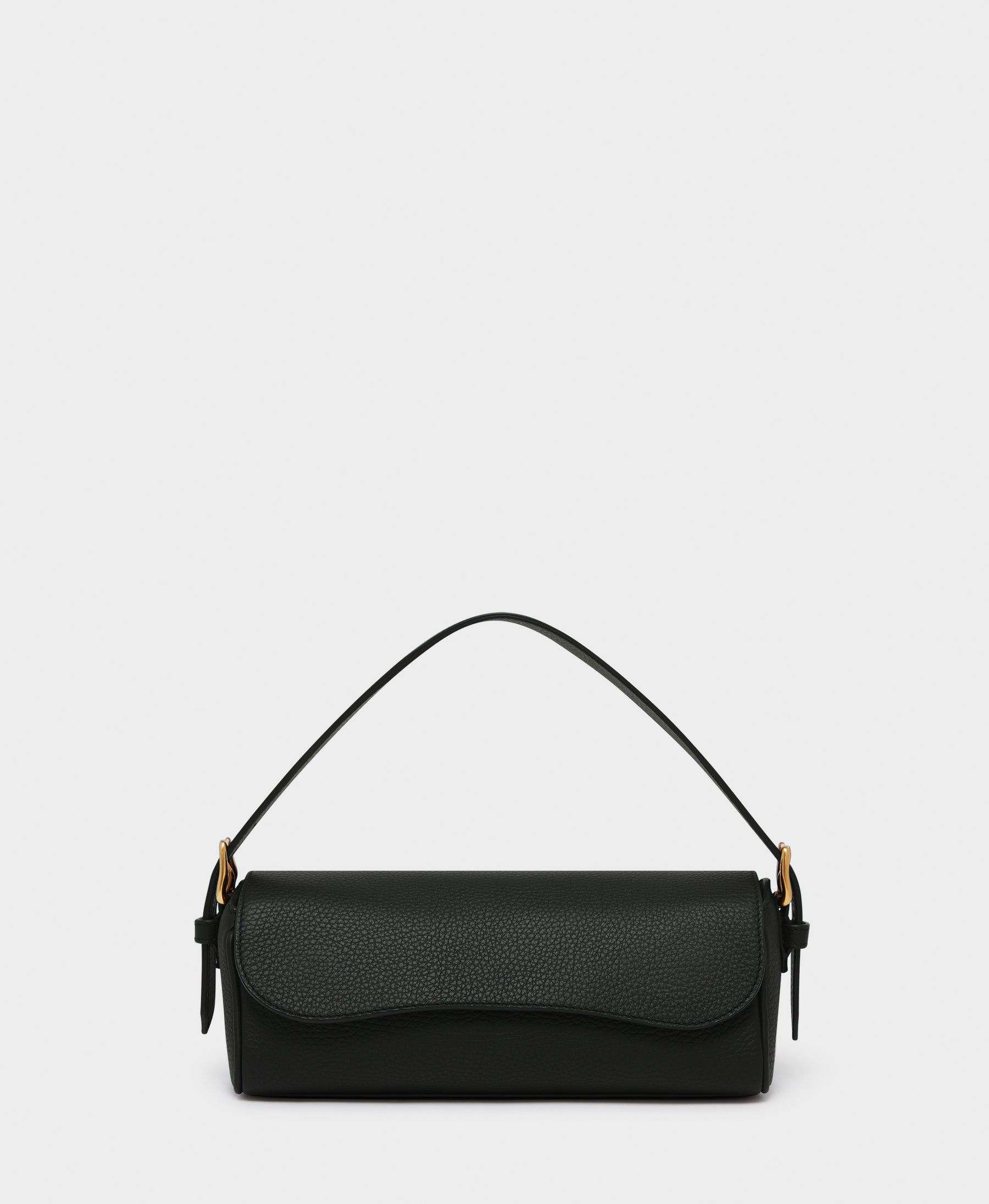 Bonny Baguette - Black / Natural Grain Leather