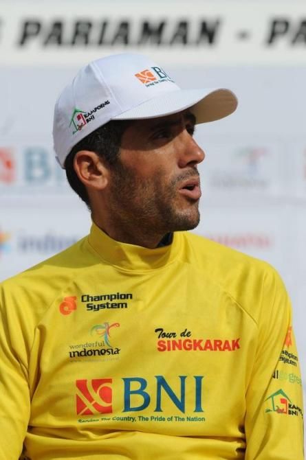Tour de Singkarak overall leader with one stage remaining - Ghader Mizbani (Tabriz Petrochemical Cycling Team)