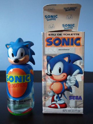Some Sonic eau de toilette.