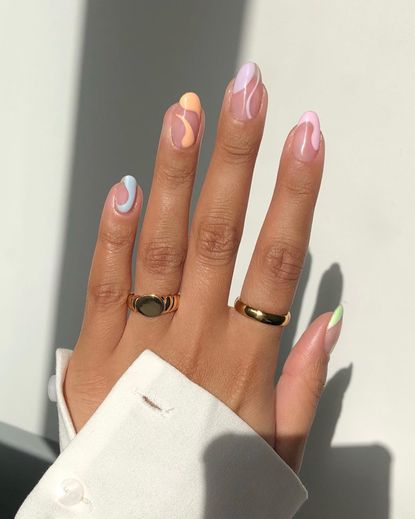 31 Negative Space Nail Ideas I'm Taking To My Next Mani Appointment