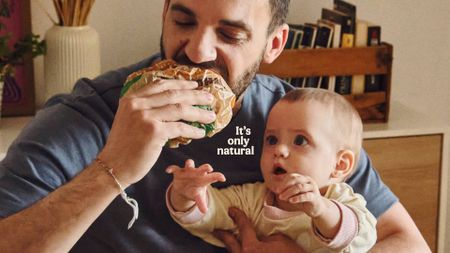 Burger King ads featuring babies hyptonised by Whoppers