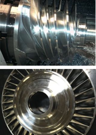 Blue Origin BE-4 Engine LOx Impeller and Turbine