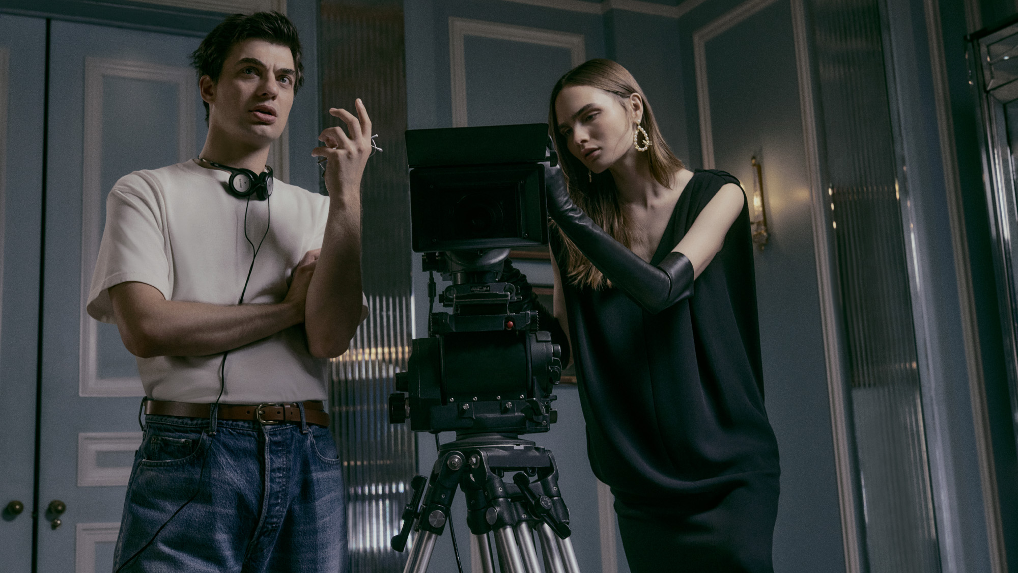 S/S 2026 new season debut collections photographed at Lanesborough hotel in a seris of images that look like they&amp;rsquo;e been shot on a film set