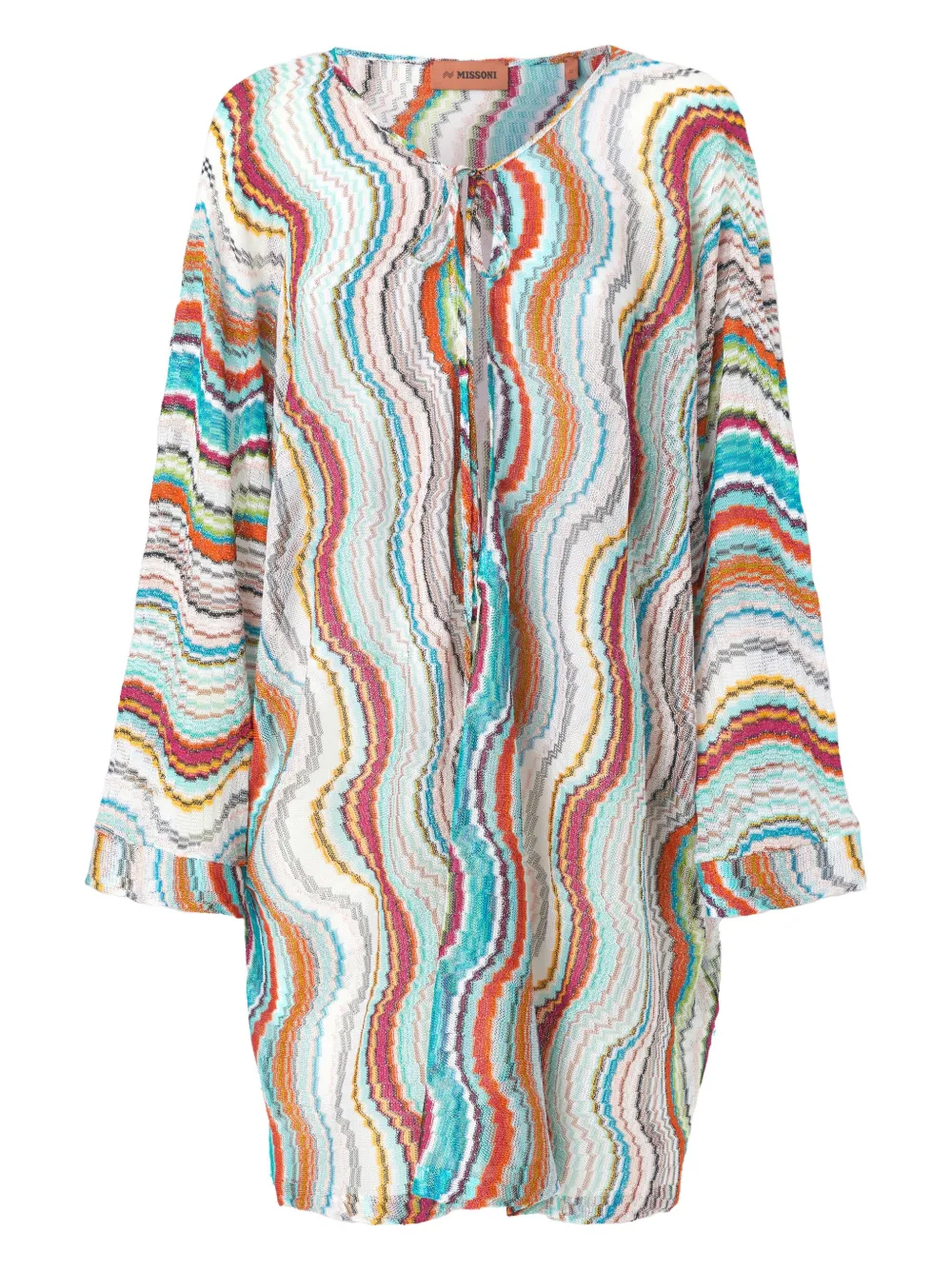 Missoni Wave Lamé Beach Dress | S
