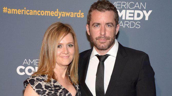 Samantha Bee and Jason Jones.