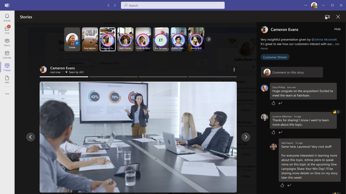 Microsoft Teams sharing