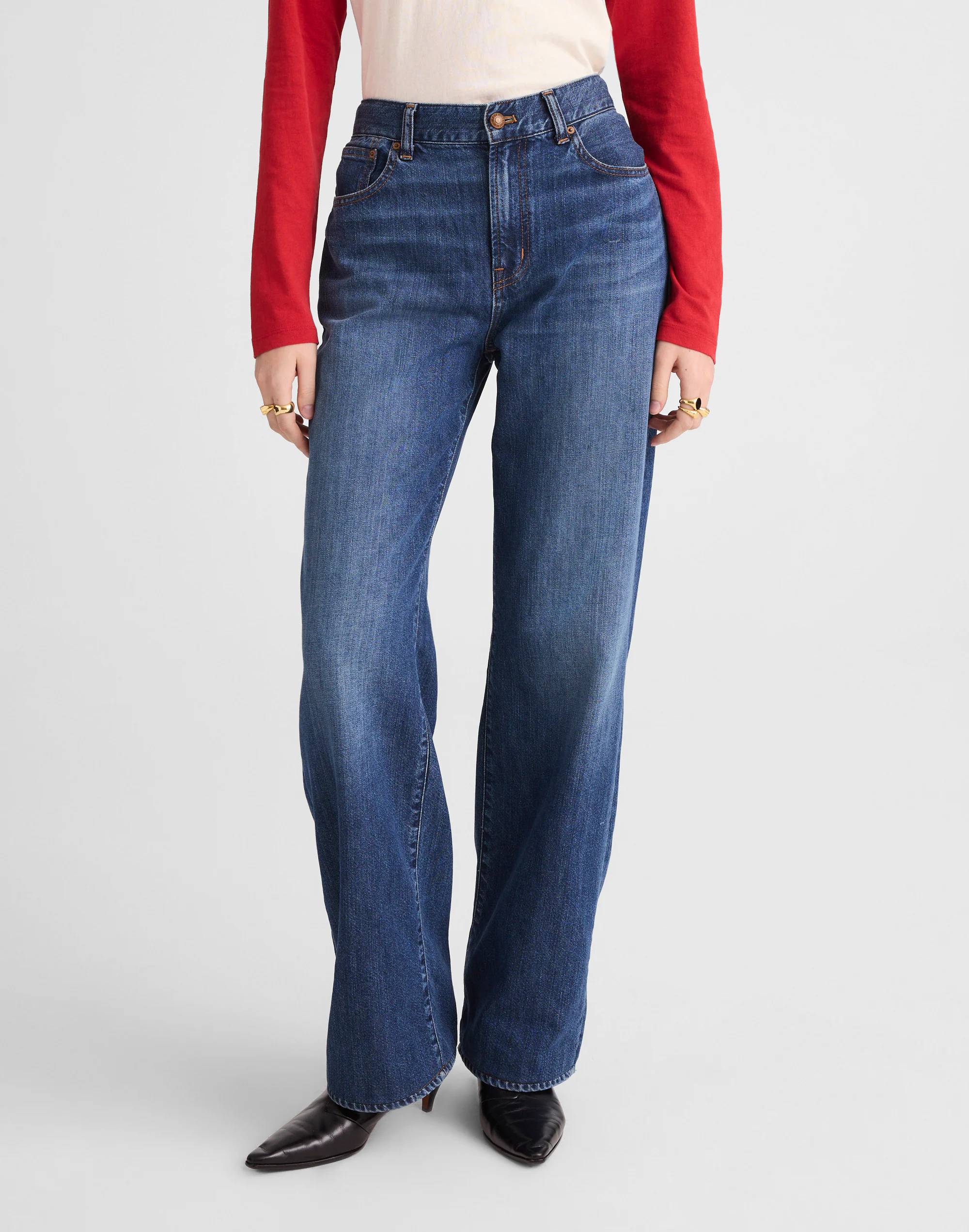 The Perfect Vintage Wide-Leg Jean in Softdrape