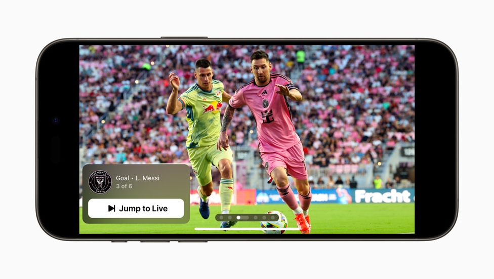 The Catch Up feature on Apple TV