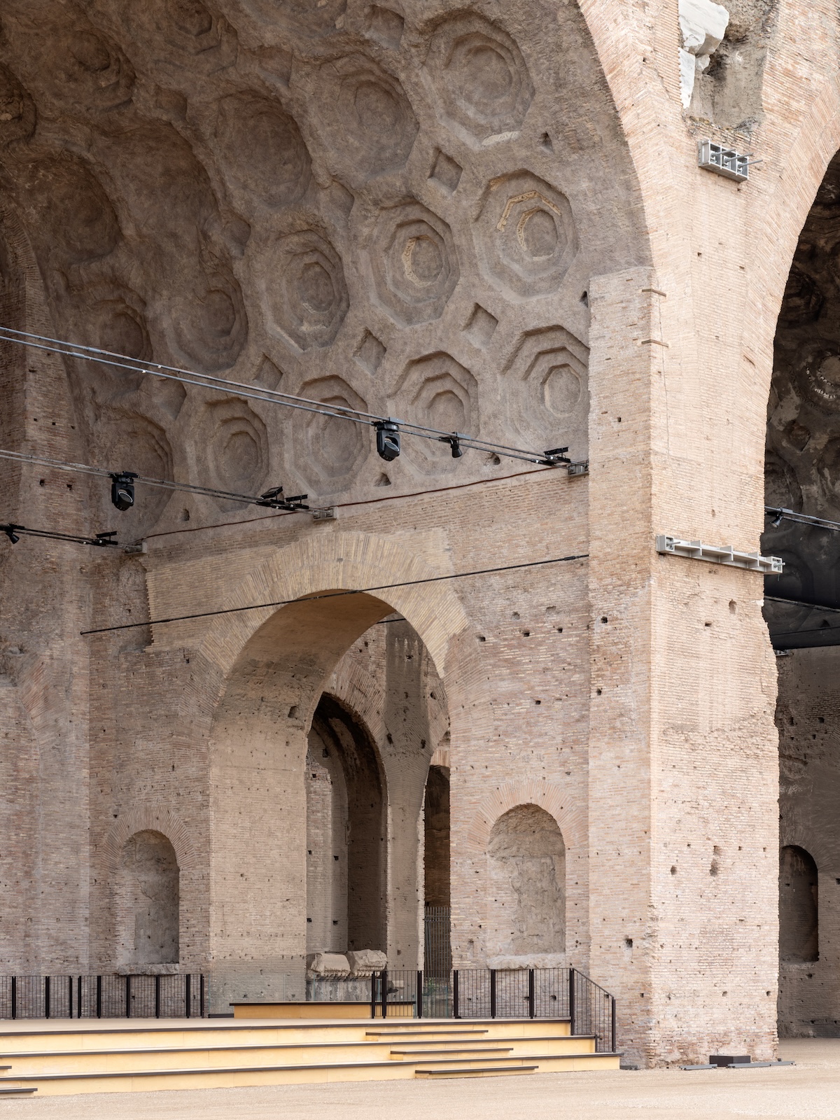 Basilica di Massenzio in rome with new architectural enhancements from Alvisi Kirimoto