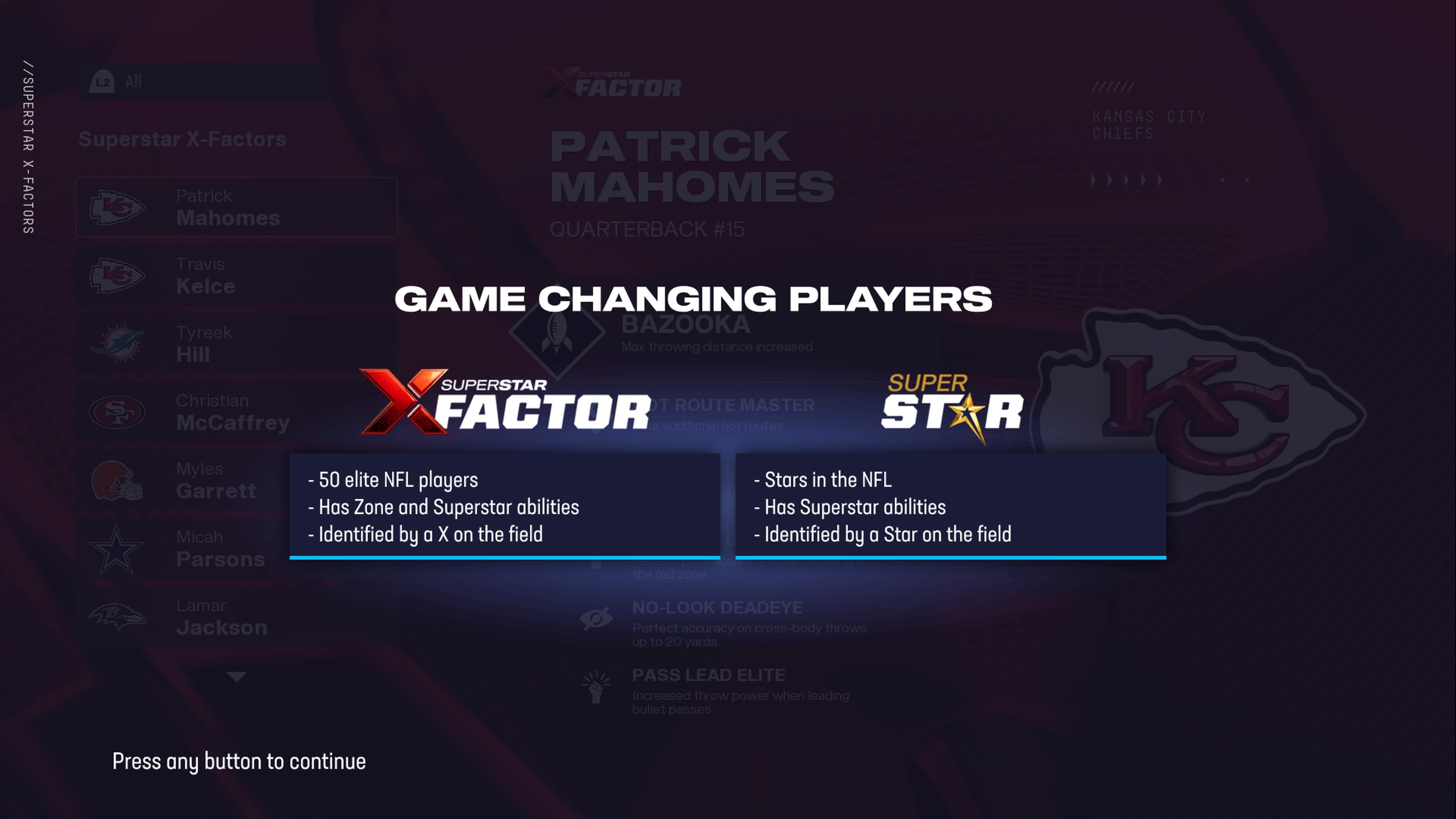 All the Madden 25 X-Factors and Superstars in one guide