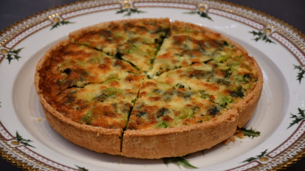 The coronation quiche can be served hot or cold 