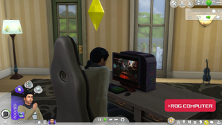 A Sims plays a better game on their PC
