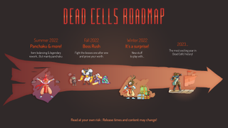 Dead Cells' new roadmap summer 2022.