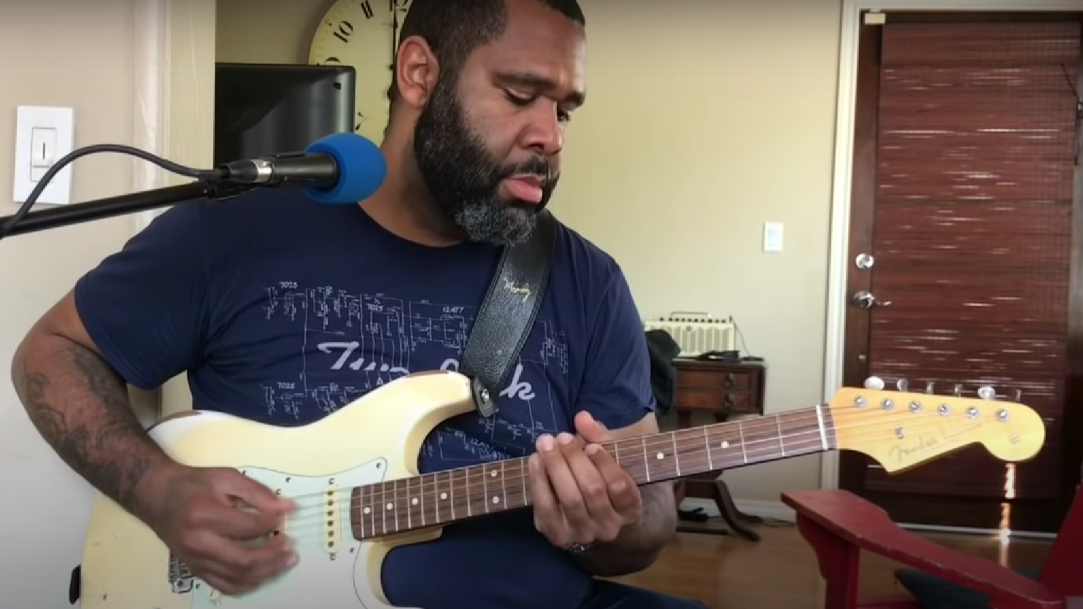 Watch Kirk Fletcher Demonstrate His Favorite Blues Shuffles and