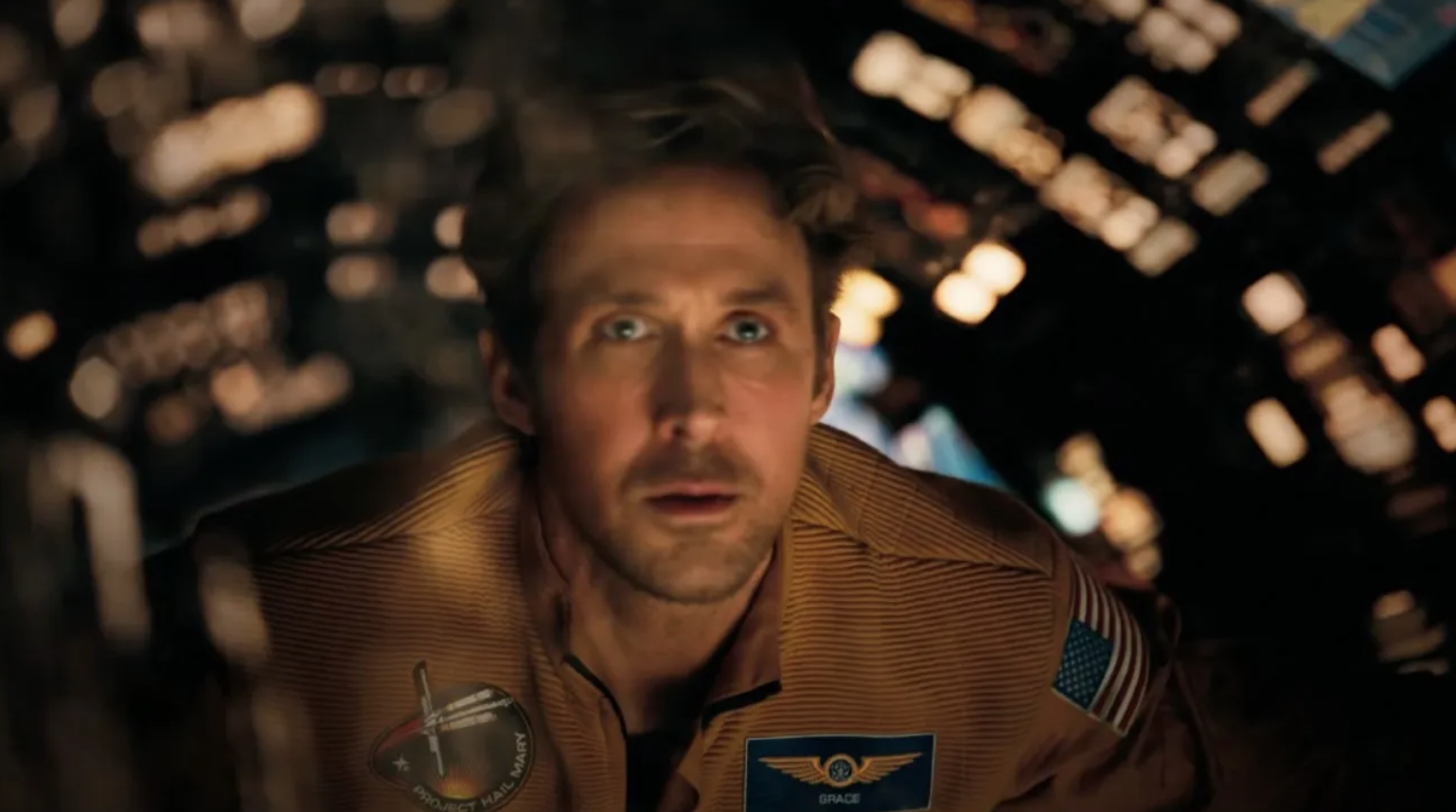 an astronaut in a spaceship filled with lights