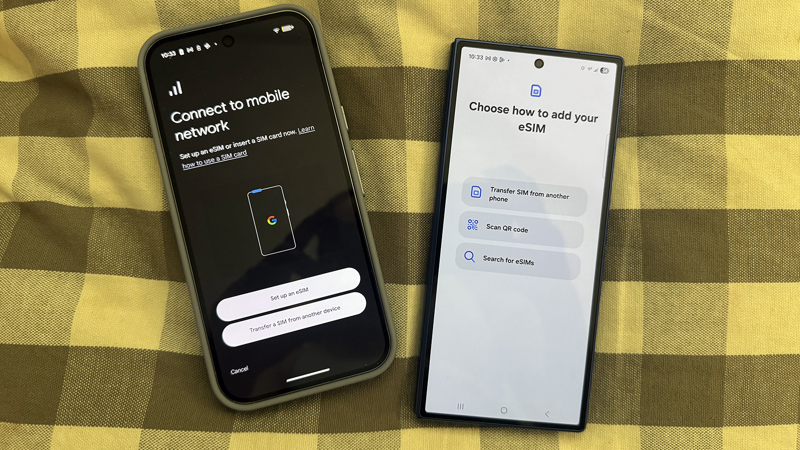 Google Pixel 10 Pro and Samsung Galaxy Z Fold 7