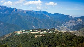 Mountains seen from Taichung, Taiwan