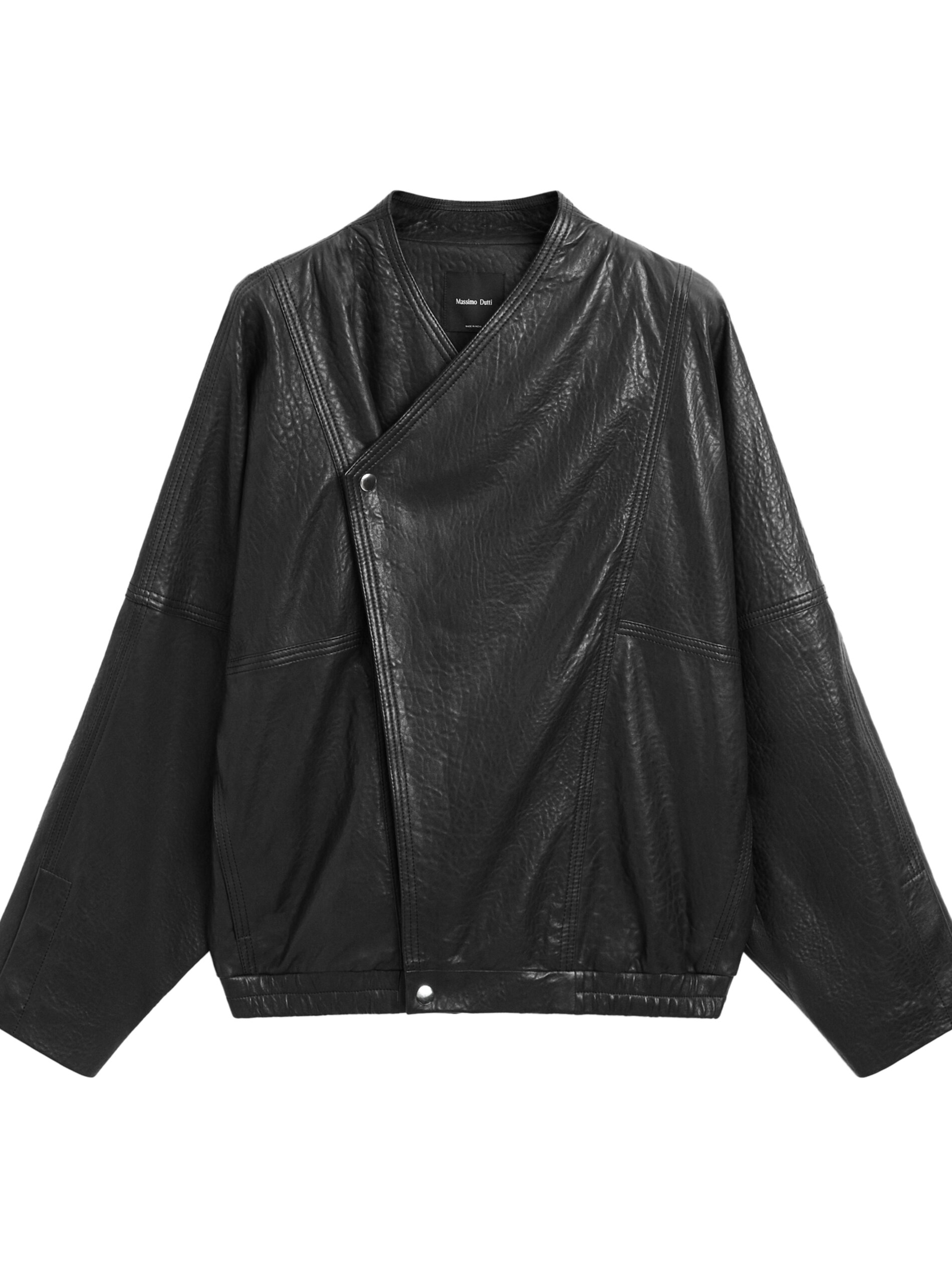Leather Bomber Jacket