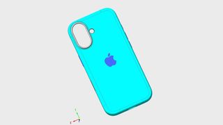 iPhone 16 CAD render