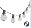 Sterno Home 25-Ft Connectable Clear Globe Outdoor String Lights