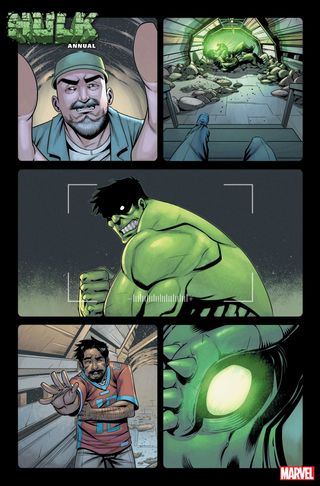 Hulk Annual #1 interior art