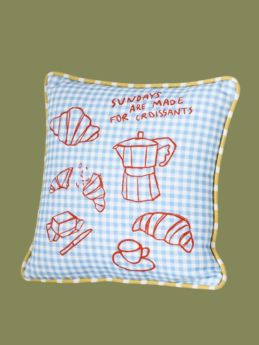 Dduende Studio, Caf&amp;eacute; Icon Cotton Cushion