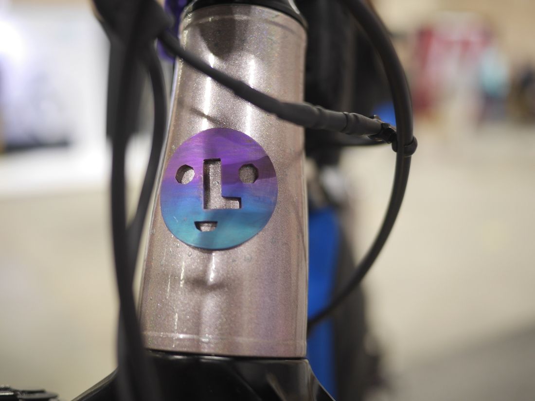 Eva Kloiber showcases her creation at the Philly Bike Expo