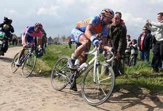 Martijn Maaskant (Garmin Slipstream) excelled at Paris-Roubaix in 2008