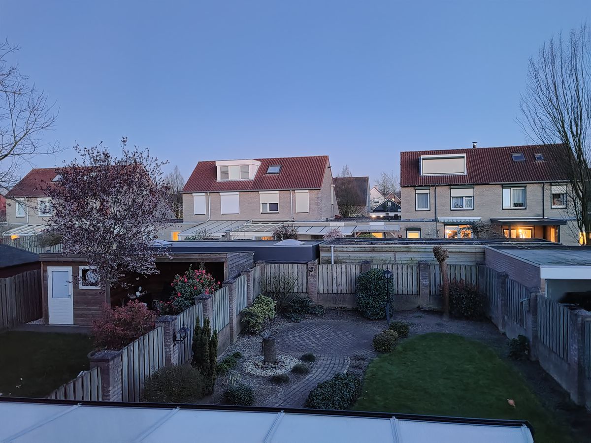 Nachtmodus ingeschakeld
