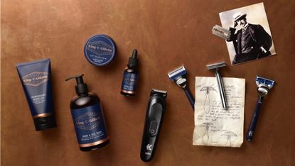 Gillette King C Gillette beard trimmer, shavers and toiletries range